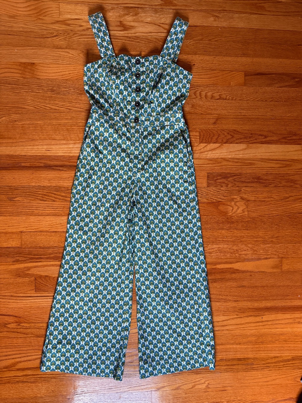 The Portside Button-Front Jumpsuit by Maeve - Picture 5 of 8